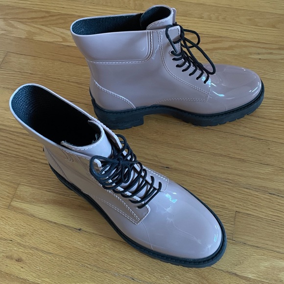 Lemon Jelly Eco friendly Lace Up Booties.  Muted Mauve Colour.  Size EU … - Picture 1 of 12